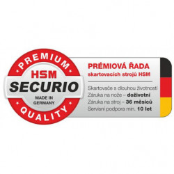 HSM SECURIO AF500 1,9x15 mm Skartovací stroj s podavačem dokumentů