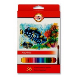 Akvarelové pastelky KOH-I-NOOR 36 ks - 3719