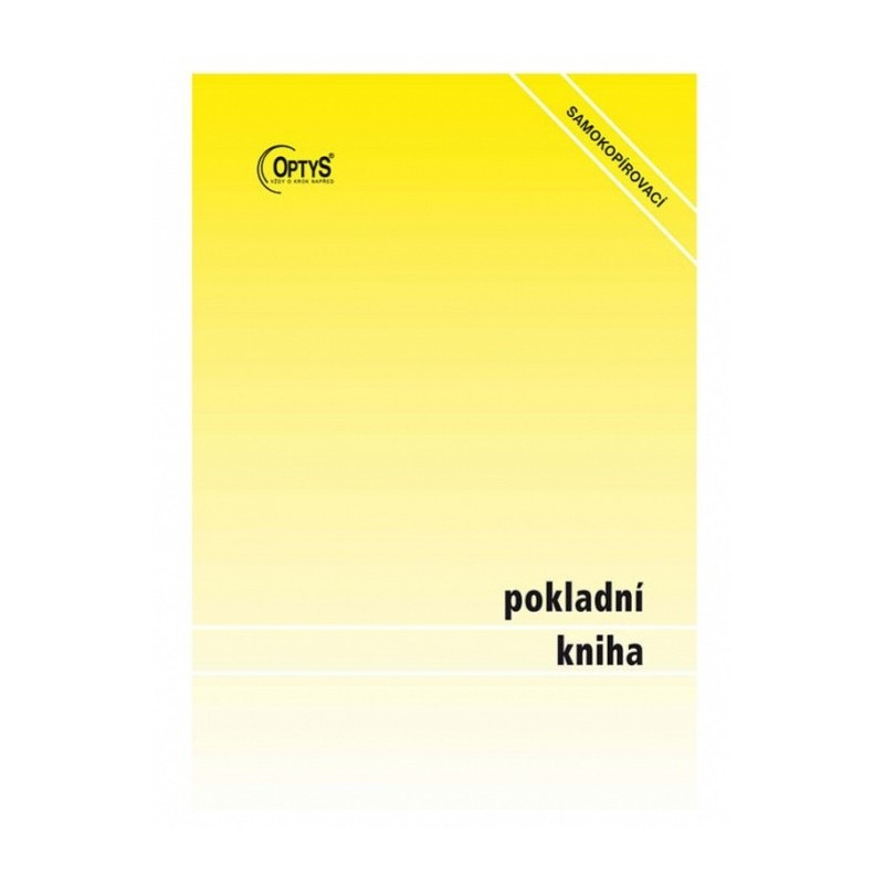 Pokladní kniha A4 propisující Optys 1014