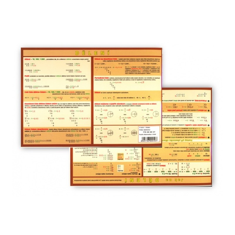 Tabulka A4 - Dělení