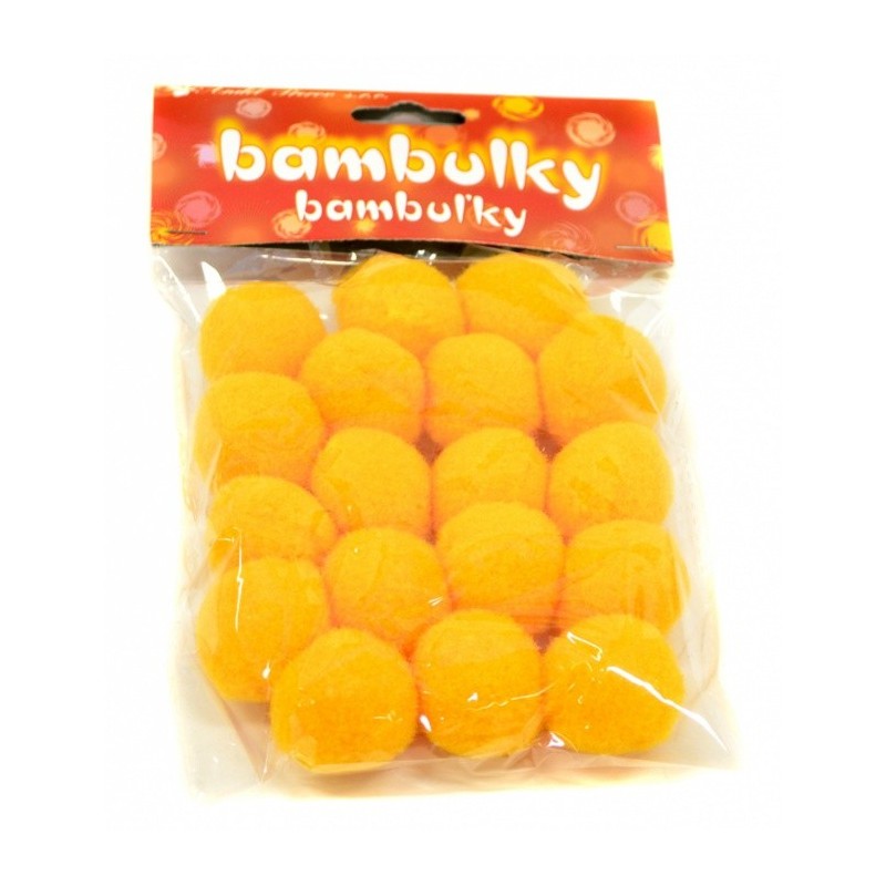 Bambulky oranžové 6701-03