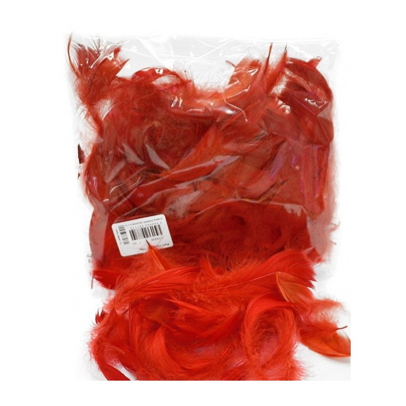 Peří - červené 10 g - 229008