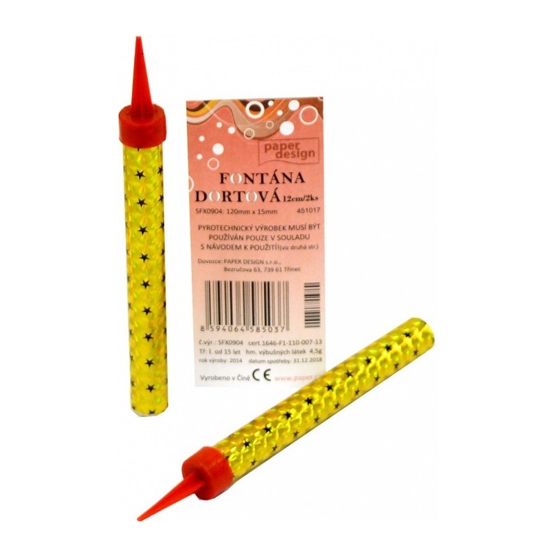 Ledová fontána - 12 cm, 2 ks SFX0904-2