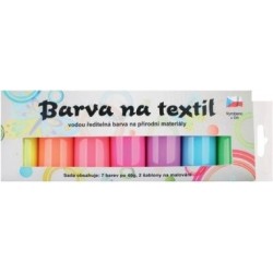 Sada barev na světlý textil svítící