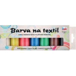 Sada barev na světlý textil...