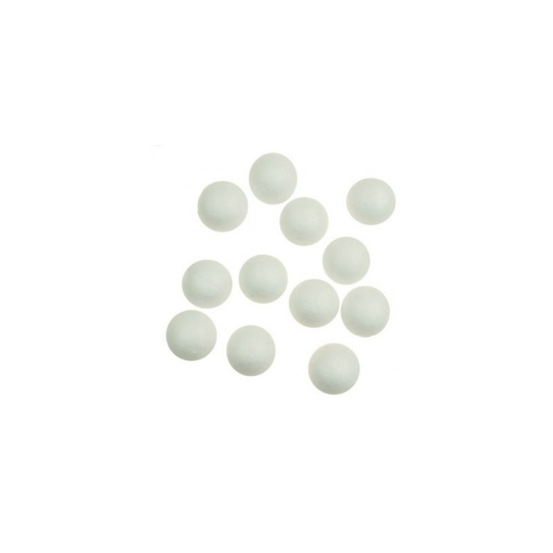 Kuličky z polystyrenu 3cm, 12ks
