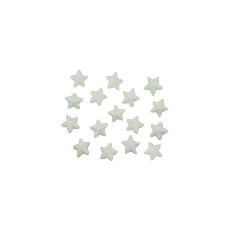 Hvězdy z polystyrenu 3,5cm, 16ks