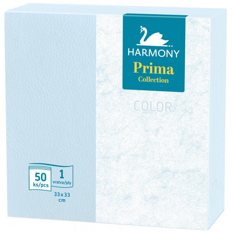 Ubrousky Harmony Color 33 x 33 modré / 50 ks
