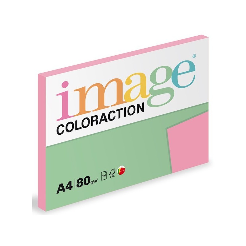 Papír kopírovací Coloraction A4 80 g starorůžová 100 listů
