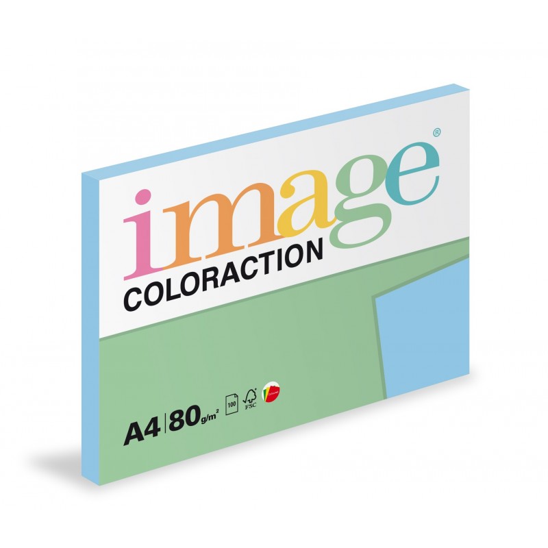Papír kopírovací Coloraction A4 80 g modrá ledová 100 listů