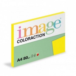 Papír kopírovací Coloraction A4 80 g žlutá sytá 100 listů