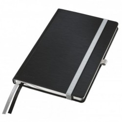Zápisník Leitz Style A5 tvrdé desky čtverečkovaný saténově černý