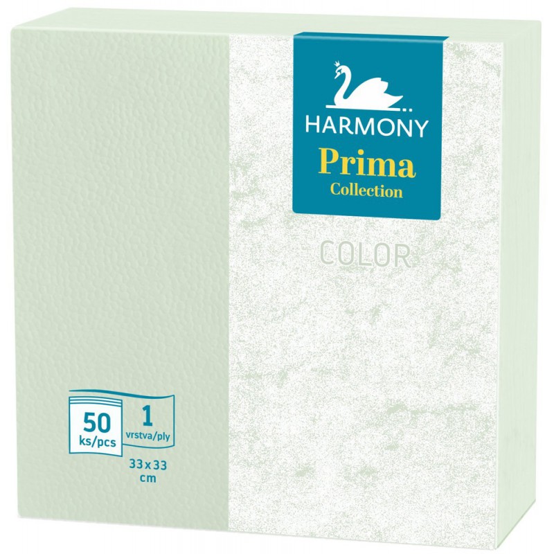 Ubrousky Harmony Color 33 x 33 zelené / 50 ks