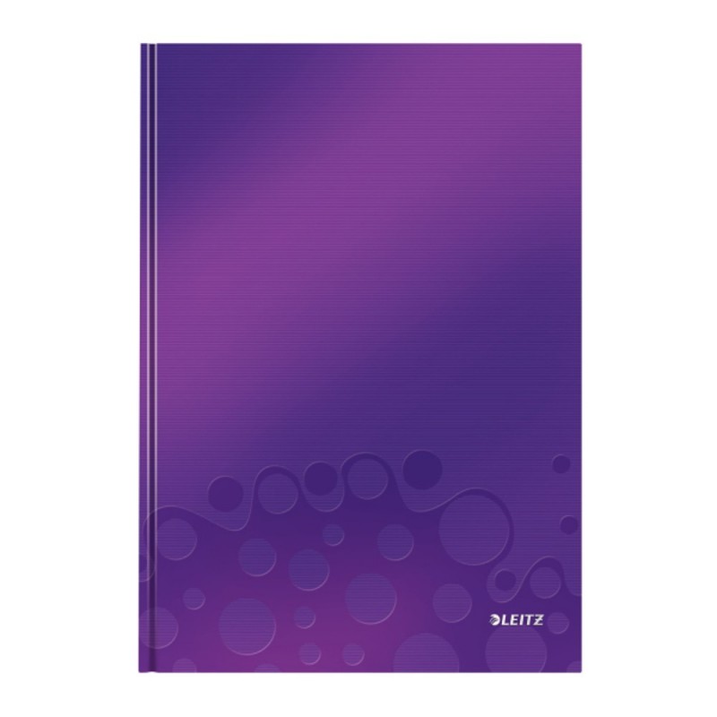 Zápisník Leitz WOW A4 čtverečkovaný purpurový