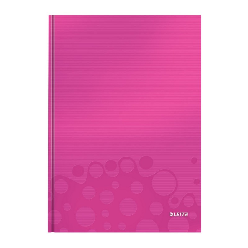 Zápisník Leitz WOW A4 čtverečkovaný růžový
