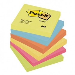 Blok samolepicí Post-it 76 x 76 /6 ks energické barvy