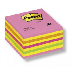 Blok samolepicí Post-it 76 x 76 mm růžový neon