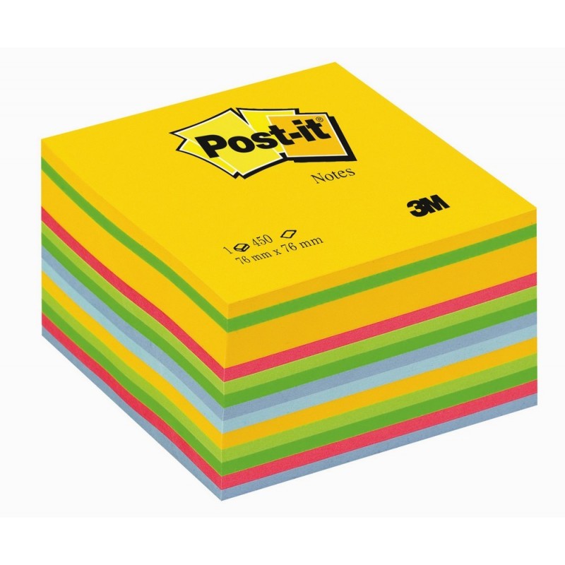 Blok samolepicí Post-it 76 x 76 mm ultražluté barvy