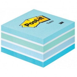 Blok samolepicí Post-it 76 x 76 mm odstíny modré