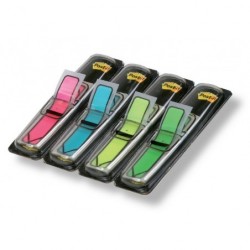 Záložky samolepicí Post-it šipky neon 11,9 x 43,2 mm/ 4 x 24 ks