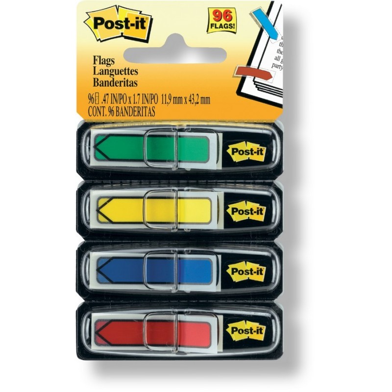 Záložky samolepicí Post-it šipky 11,9 x 43,2 mm/ 4 x 24 ks