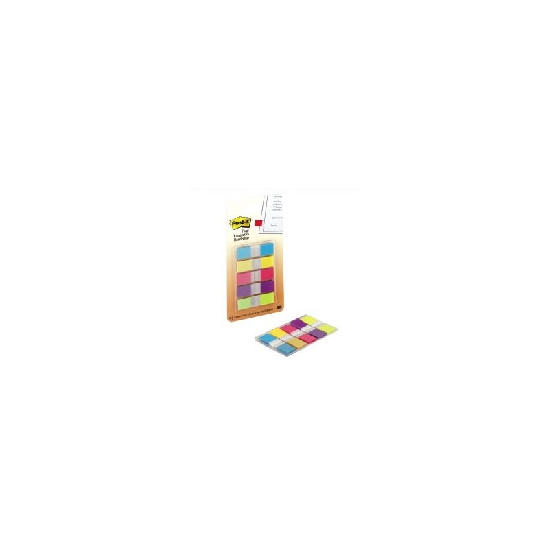 Záložky samolepicí Post-it barevné 11,9 x 43,2 mm/5 x 20 ks