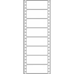 Etikety tabelační jednořadé S&K Label 89 x 36,1 bílé