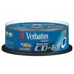 CD -R VERBATIM cake box, 52x, 25 ks