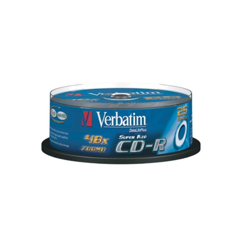 CD -R VERBATIM cake box, 52x, 25 ks