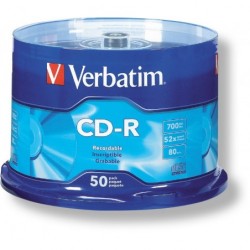CD -R VERBATIM cake box, 52x, 50 ks