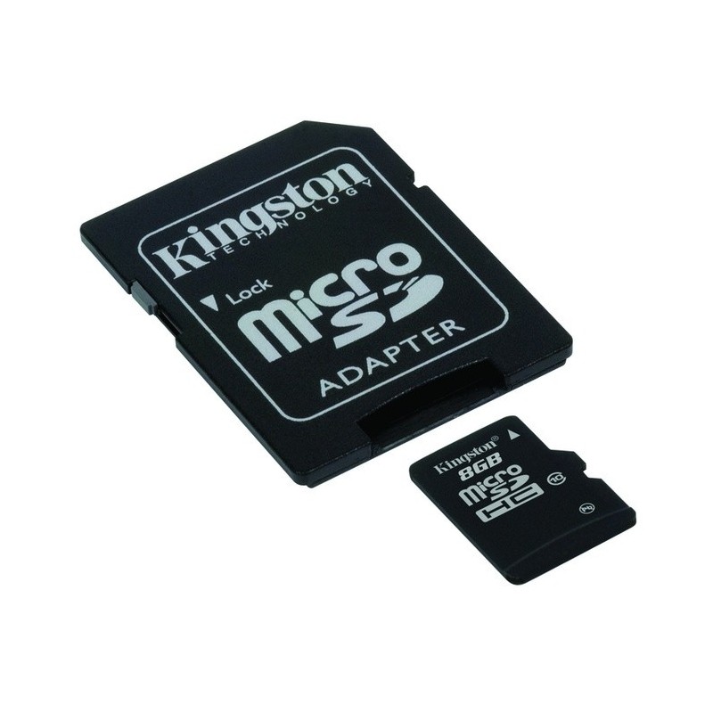 Karta paměťová micro SD s adaptérem  8 GB