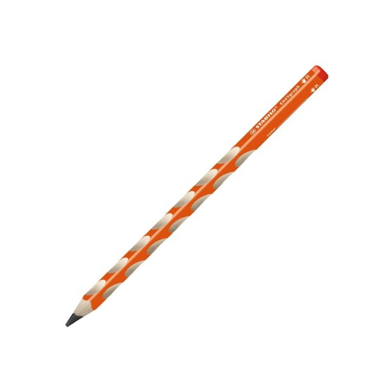 Tužka grafitová STABILO EASYgraph pro praváky oranžová