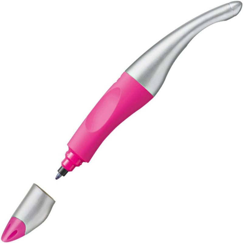 Roller Stabilo EASYoriginal metallic 0,5 pro leváky neon růžová/metal
