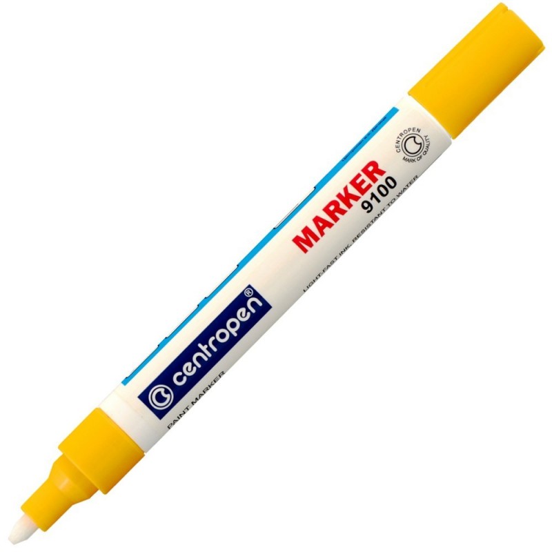 Značkovač 9100 lakový 1-5 mm žlutý