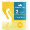 Papír toaletní Harmony Comfort 160 útržků 2 vrstvý celuloza / 4 ks