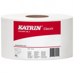 Papír toaletní JUMBO Katrin Classic M 2 230 mm, 2-vrstvý, bílý / 6 ks