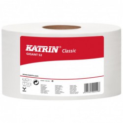 Papír toaletní JUMBO Katrin Classic 180 mm, 2-vrstvý, bílý / 12 ks