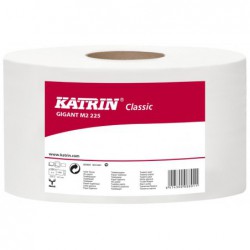 Papír toaletní JUMBO Katrin Classic 220 mm, 2-vrstvý, bílý / 6 ks
