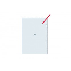 Obal zakládací "L" hladký A4 180 mic čirý glasklar Economy/ 10 ks