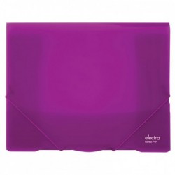 Desky s gumičkou PP ELECTRA A4 fialové