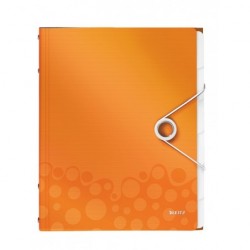 Rozdružovací kniha Leitz WOW 6ti dílná metalicky oranžová