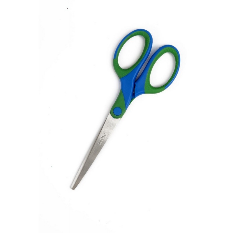 Nůžky kancelářské Spoko symetrické 18 cm S0556 s měkčenou rukojetí