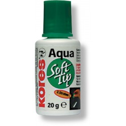 Opravný lak KORES Aqua Soft Tip 25 g s houbičkou