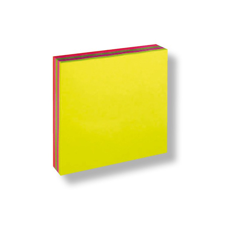 Blok samolepicí Concorde neon 76 x 76 mm, 5 x 40 listů