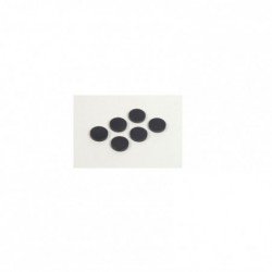 Magnety černé průměr 26 mm / 12 kusů