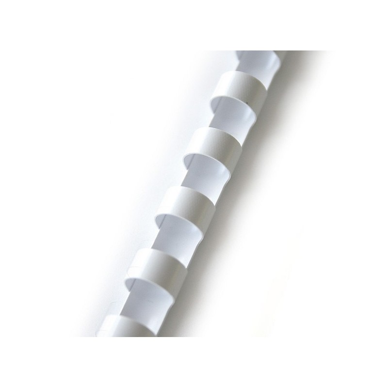 Hřbet pro kroužkovou vazbu 51 mm bílý / 50 ks