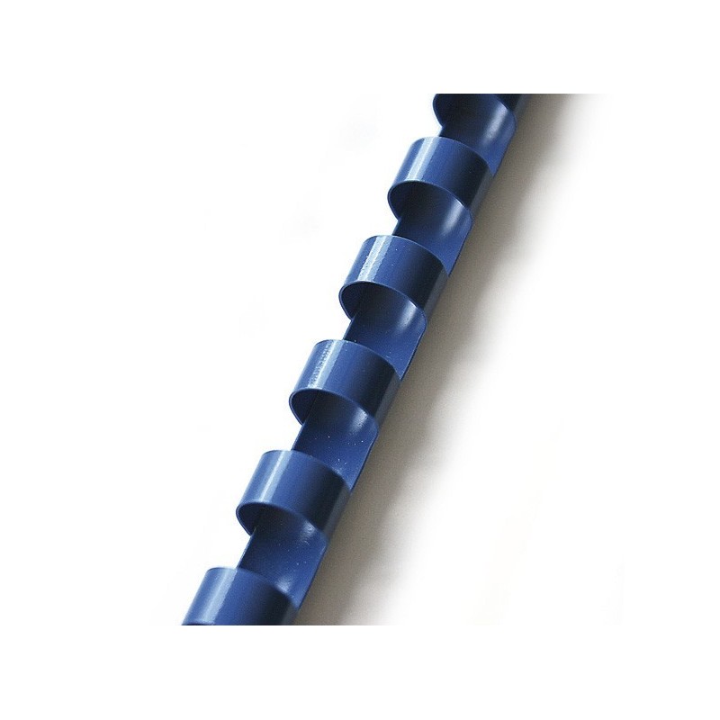 Hřbet pro kroužkovou vazbu 28,5 mm modrý / 50 ks