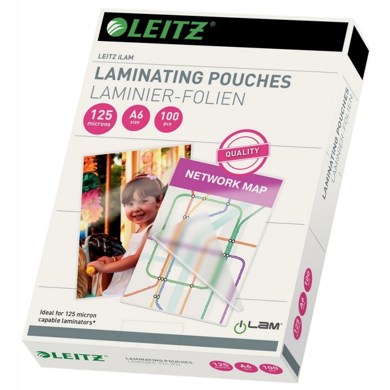 Fólie laminovací Leitz A6, 125 mic / 100 ks