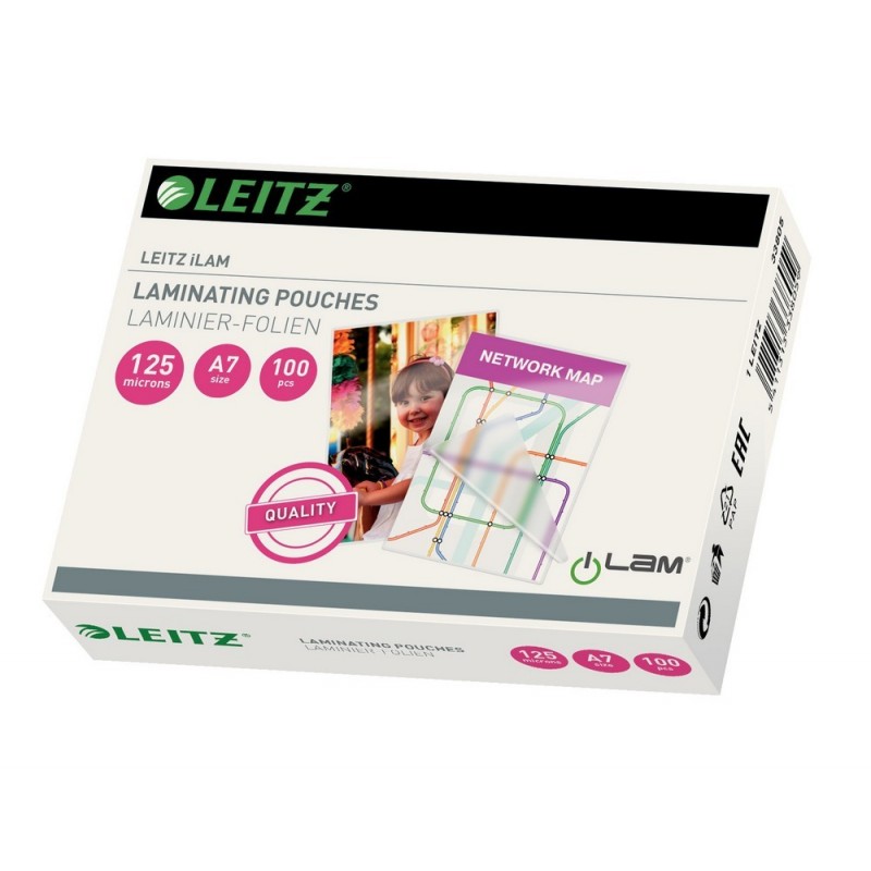 Fólie laminovací Leitz A7, 125 mic / 100 ks