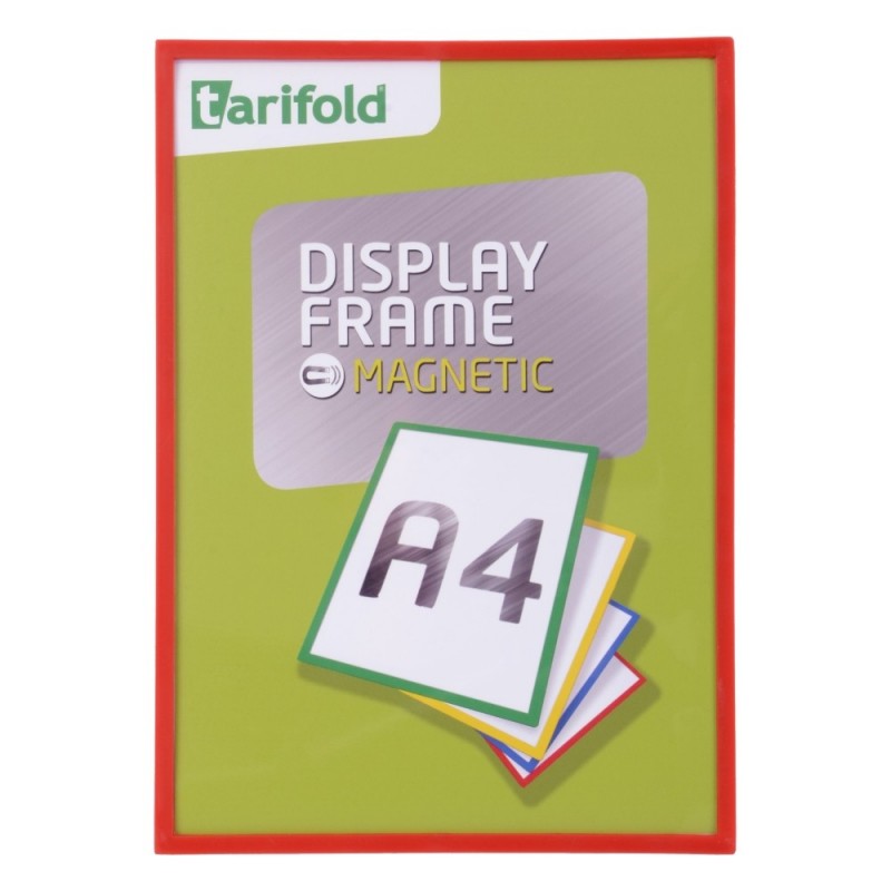 Display Frame Tarifold magnetický A4/1 ks červený